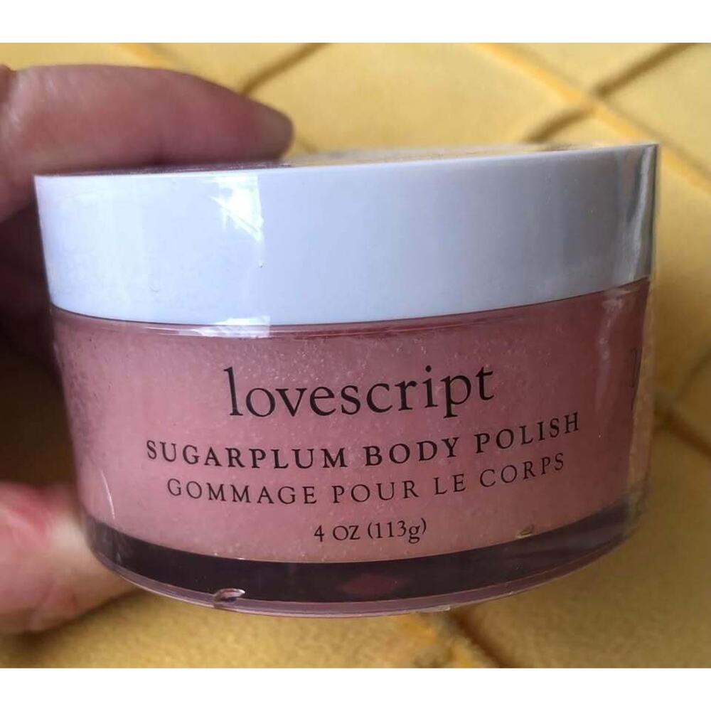 NEW Lovescript Lauren Frances Sugar Plum Body Polish 4 oz / 113 g Sealed